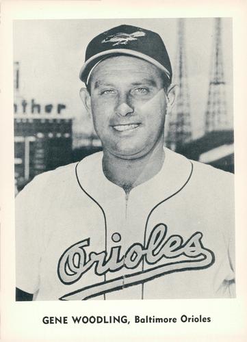 1959 Jay Publishing Baltimore Orioles Set A #NNO Gene Woodling Front