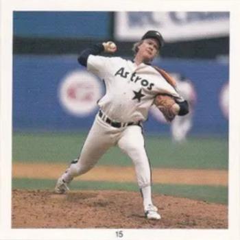 1991 Baseball's Best Aces of the Mound Stickers #15 Mike Scott Front