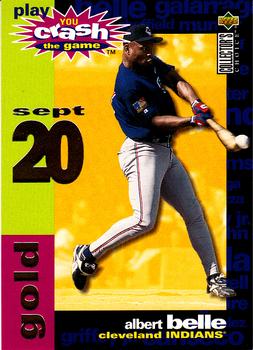 1995 Collector's Choice - You Crash the Game Gold #CG2 Albert Belle Front