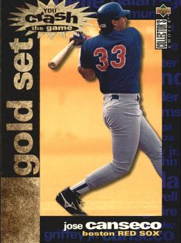 1995 Collector's Choice - You Crash the Game Gold Exchange #CR4 Jose Canseco Front