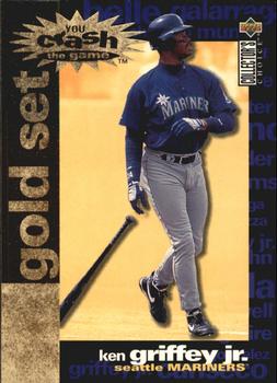 1995 Collector's Choice - You Crash the Game Gold Exchange #CR8 Ken Griffey Jr. Front