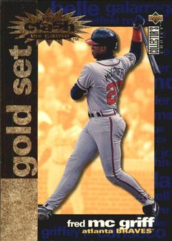 1995 Collector's Choice - You Crash the Game Gold Exchange #CR12 Fred McGriff Front