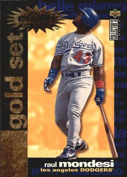 1995 Collector's Choice - You Crash the Game Gold Exchange #CR14 Raul Mondesi Front