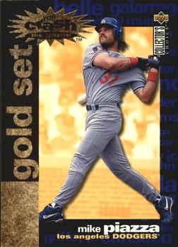 1995 Collector's Choice - You Crash the Game Gold Exchange #CR15 Mike Piazza Front