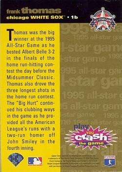 1995 Collector's Choice - You Crash the All-Star Game Exchange #NNO Frank Thomas Back