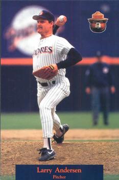 1992 San Diego Padres Smokey #NNO Larry Andersen Front