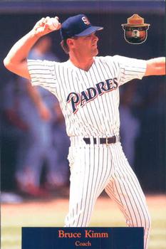 1992 San Diego Padres Smokey #NNO Bruce Kimm Front
