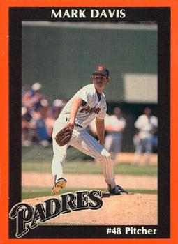 1988 Coca-Cola San Diego Padres Junior Club #NNO Mark Davis Front