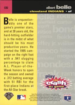 1995 Collector's Choice - You Crash the Game Silver Exchange #CR2 Albert Belle Back