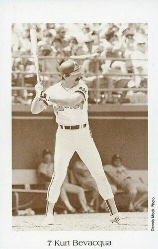 1984 Dennis Mock San Diego Padres Postcards #NNO Kurt Bevacqua Front