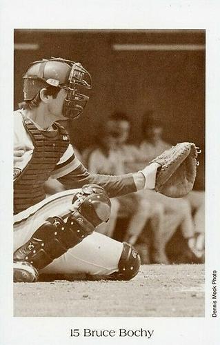 1984 Dennis Mock San Diego Padres Postcards #NNO Bruce Bochy Front