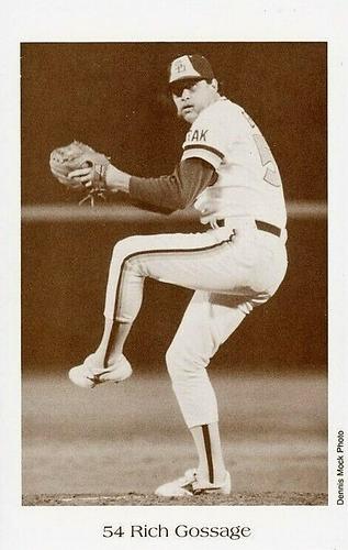 1984 Dennis Mock San Diego Padres Postcards #NNO Rich Gossage Front
