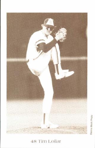1984 Dennis Mock San Diego Padres Postcards #NNO Tim Lollar Front