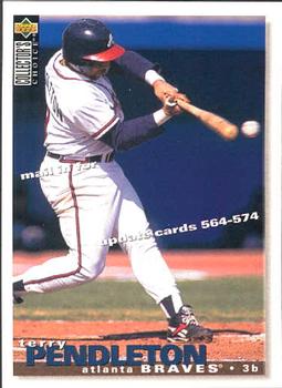1995 Collector's Choice - Update Trade Card Redemptions #TC4 Terry Pendleton Front