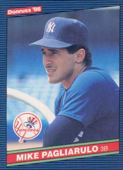 1986 Donruss #152 Mike Pagliarulo Front