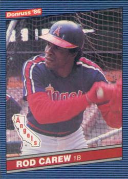 1986 Donruss #280 Rod Carew Front