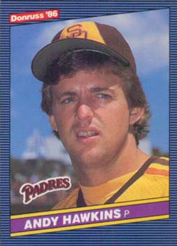 1986 Donruss #284 Andy Hawkins Front