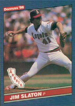 1986 Donruss #402 Jim Slaton Front