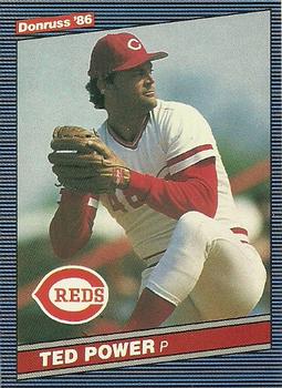 1986 Donruss #408 Ted Power Front