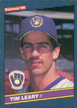 1986 Donruss #577 Tim Leary Front