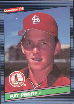 1986 Donruss #596 Pat Perry Front