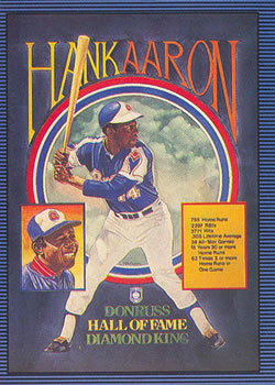 1986 Donruss #602 Hank Aaron Front
