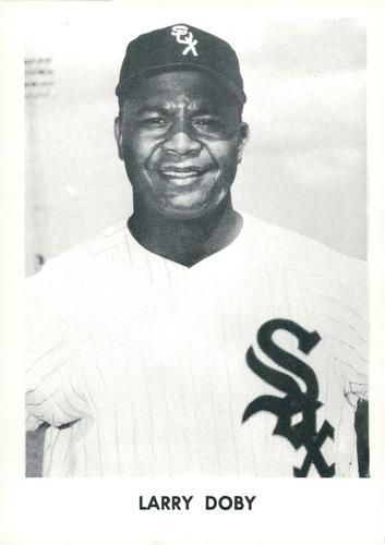 1957 Jay Publishing Chicago White Sox Set B 5x7 #NNO Larry Doby Front