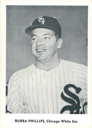 1959 Jay Publishing Chicago White Sox World Series #NNO Bubba Phillips Front