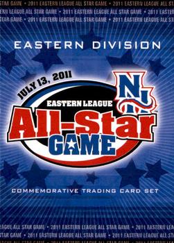 2011 Grandstand Eastern League All-Stars Eastern Division #NNO Header / Checklist Front
