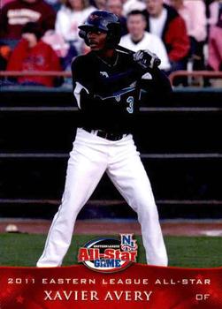 2011 Grandstand Eastern League All-Stars Western Division #NNO Xavier Avery Front