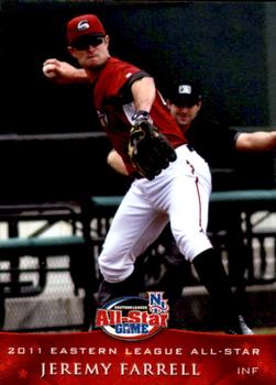 2011 Grandstand Eastern League All-Stars Western Division #NNO Jeremy Farrell Front