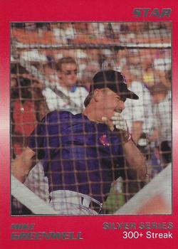 1988 Star Silver #31 Mike Greenwell Front