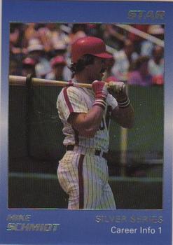 1988 Star Silver #49 Mike Schmidt Front