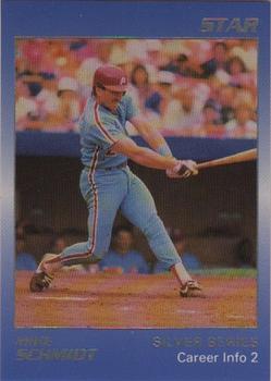 1988 Star Silver #50 Mike Schmidt Front