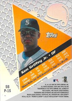 1999 Topps Tek - Pattern 15 #5B Ken Griffey Jr. Back