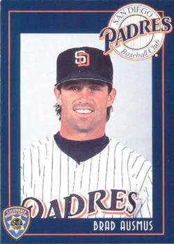 1995 San Diego Padres Police #2 Brad Ausmus Front