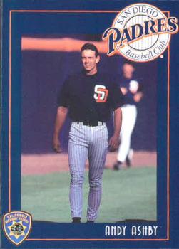 1995 San Diego Padres Police #3 Andy Ashby Front
