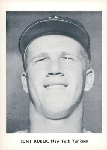 1960 Jay Publishing New York Yankees #NNO Tony Kubek Front