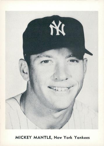 1960 Jay Publishing New York Yankees #NNO Mickey Mantle Front