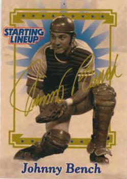 2000 Hasbro Starting Lineup Cards All-Century Team #NNO Johnny Bench Front