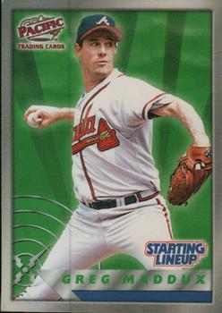 2000 Hasbro/Pacific Starting Lineup Cards Elite #3 Greg Maddux Front