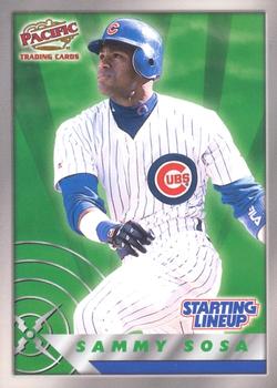 2000 Hasbro/Pacific Starting Lineup Cards Elite #6 Sammy Sosa Front