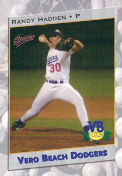 2001 Multi-Ad Vero Beach Dodgers #5 Randy Hadden Front