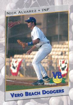 2001 Multi-Ad Vero Beach Dodgers #17 Nick Alvarez Front