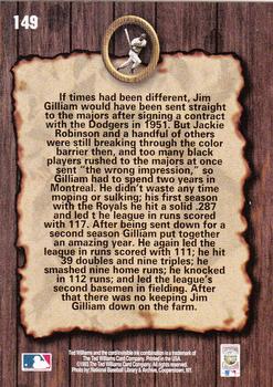 1993 Ted Williams #149 Jim Gilliam Back