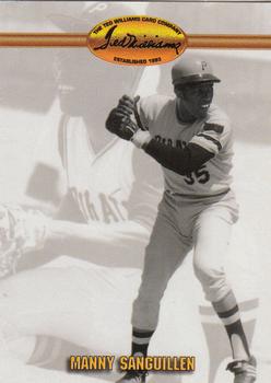 1993 Ted Williams #80 Manny Sanguillen Front