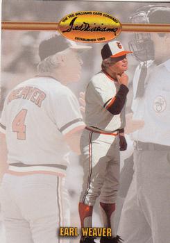1993 Ted Williams #85 Earl Weaver Front
