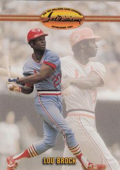 1993 Ted Williams #86 Lou Brock Front