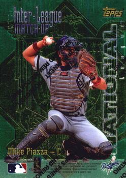 1997 Topps - Inter-League Match-Up Finest #ILM2 Mike Piazza / Tim Salmon Front