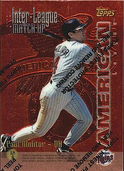 1997 Topps - Inter-League Match-Up Finest #ILM8 Jeff King / Paul Molitor Back
